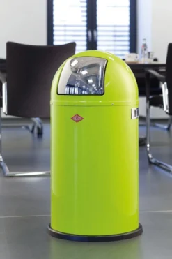 Abfalleimer WESCO PUSHBOY grün