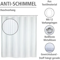 Antischimmel-Duschvorhang PILO