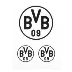 Aufkleber-Set BVB schwarz