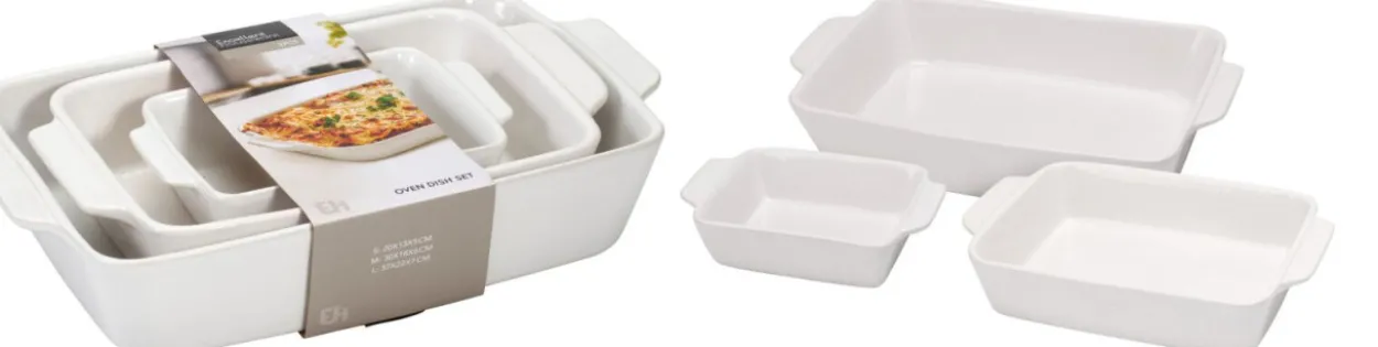 Auflaufformen-Set BIANCO