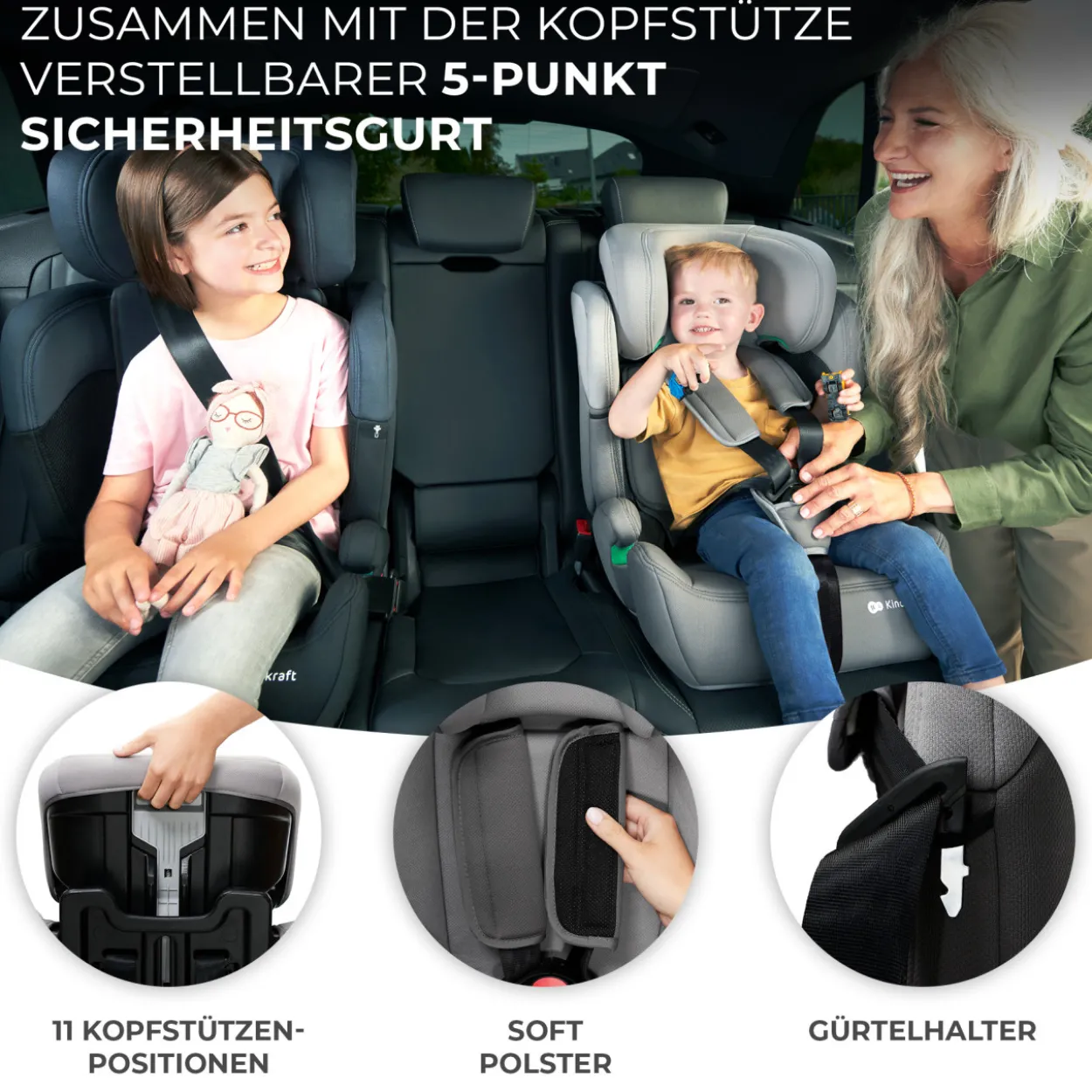 Autositz KINDERKRAFT COMFORTUP