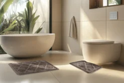 Badematte BARI taupe