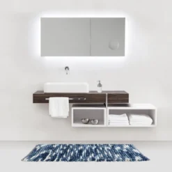 Badematte URDU blau