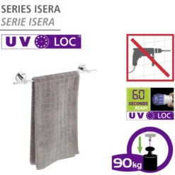 Badetuchstange UV-LOC® ISERA