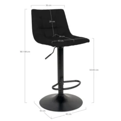 Barhocker 2er-Set MIDDELFART