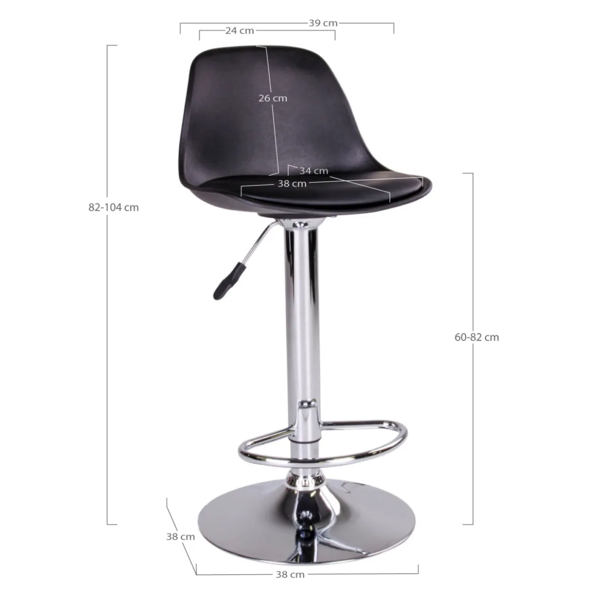 Barhocker 2er-Set TRONDHEIM