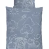 Bettwäsche MELANGE blau