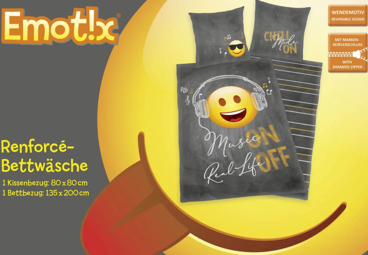 Bettwäsche Renforcé EMOT!X