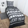 Bettwäsche Renforcé SPRÜCHE