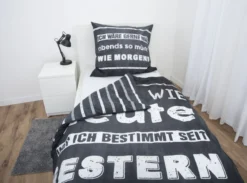Bettwäsche Renforcé SPRÜCHE