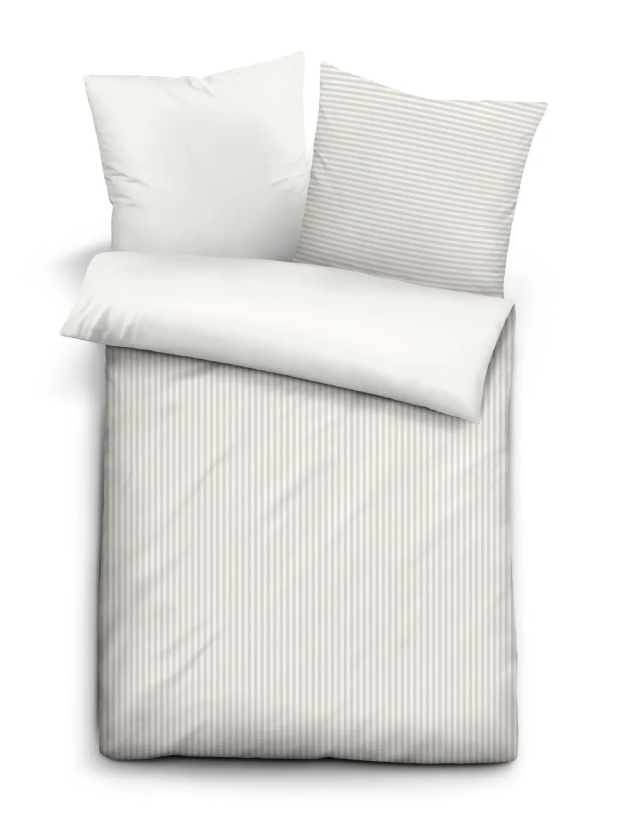 Bettwäsche SATIN grau