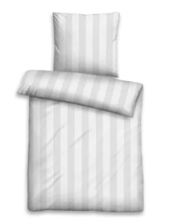 Bettwäsche SATIN sturmgrau