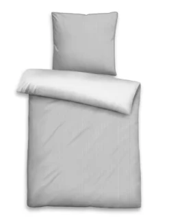 Bettwäsche SATIN sturmgrau