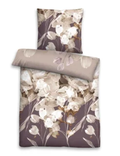 Bettwäsche SATIN taupe