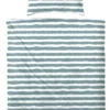 Bettwäsche STRIPE weiß/grün