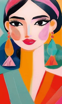 Bild COLOURFUL PORTRAIT
