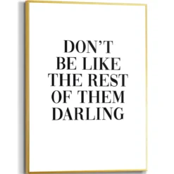 Bild DON\'T BE LIKE THE REST