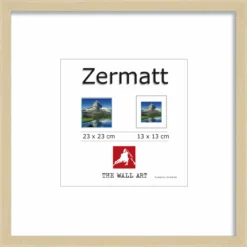 Bilderrahmen ZERMATT eiche