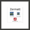 Bilderrahmen ZERMATT schwarz