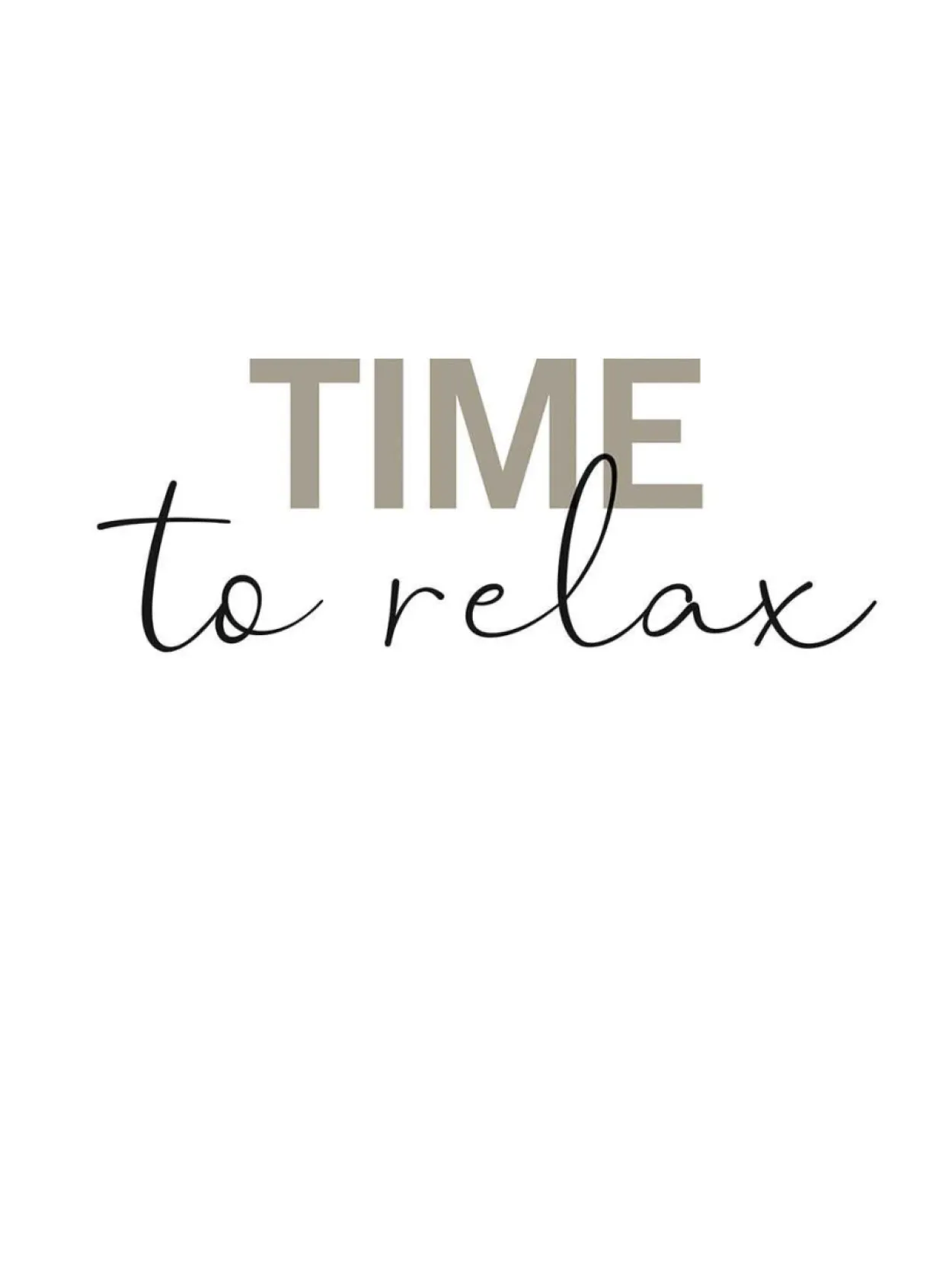 Bild TIME TO RELAX
