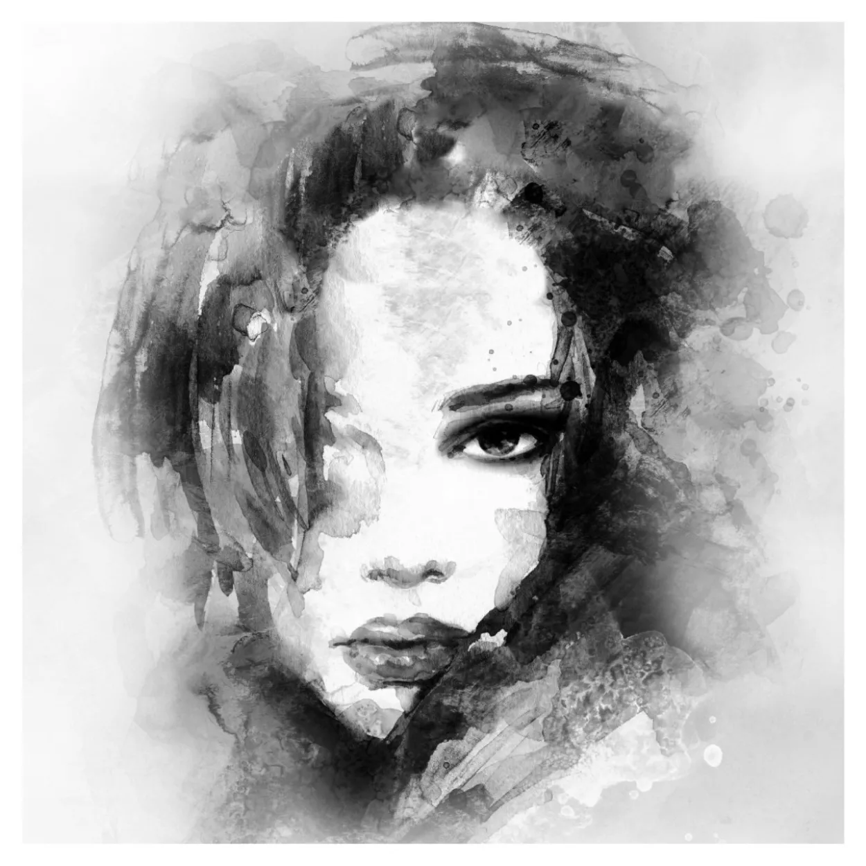 Bild WATER COLOUR FACE