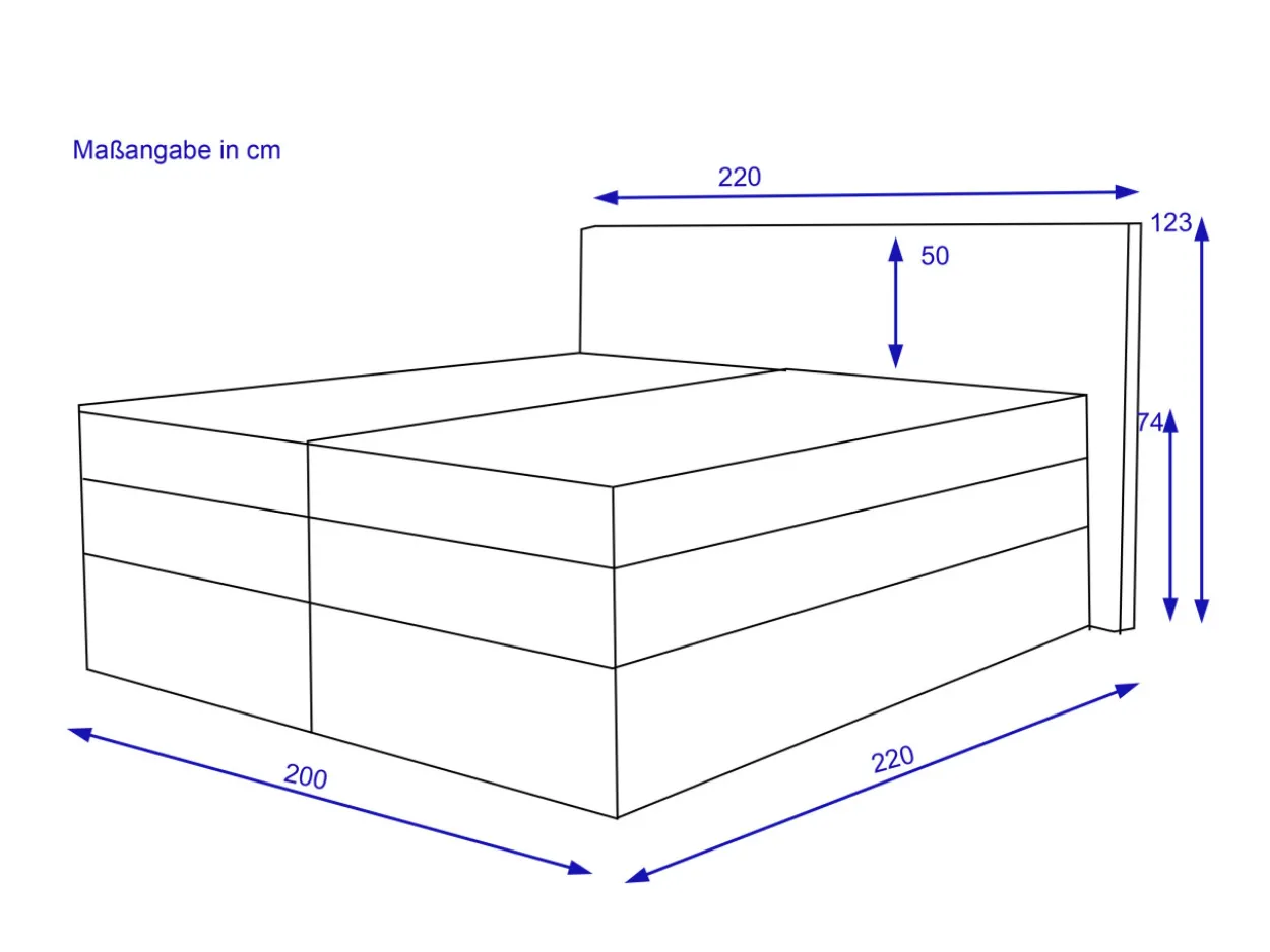 Boxspringbett AYDA