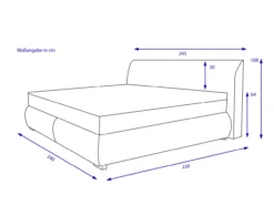 Boxspringbett FEDRA for Family