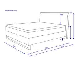 Boxspringbett LIVIN MILANO