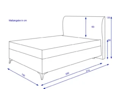 Boxspringbett LIVIN MILANO