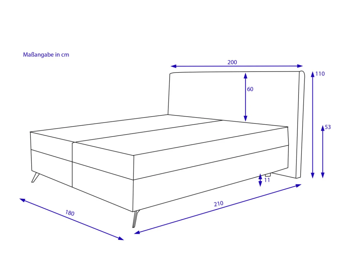 Boxspringbett SANSIBAR SVENDBORG
