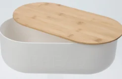 Brotkasten BAMBOO weiß