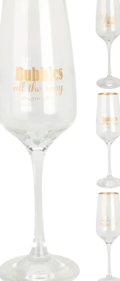 Champagnerglas BUBBLES