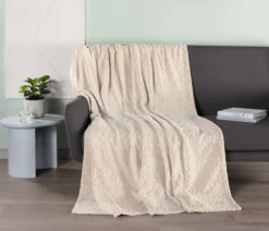 Decke CLAIRE creme