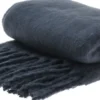 Decke FRINGE grau