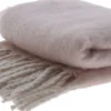 Decke FRINGE rosa