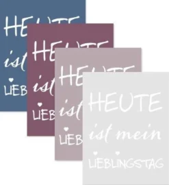 Decke HEUTE IST MEIN TAG