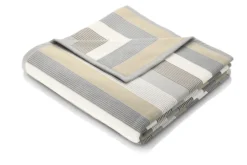 Decke HOME COTTON silber