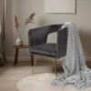 Decke PLUSH silber