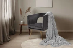 Decke PLUSH silber