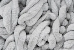 Decke PLUSH silber