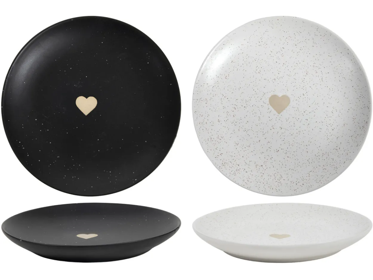 Dessertteller SPECKLES HEART