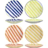 Dessertteller SUMMER STRIPES
