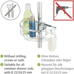 Duschstangencaddy FLORESTA