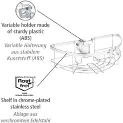 Duschstangencaddy FLORESTA