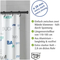 Duschvorhangstange