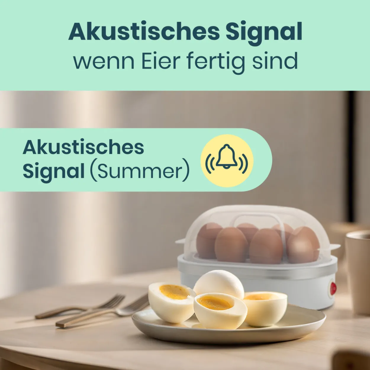 Eierkocher EGG weiß