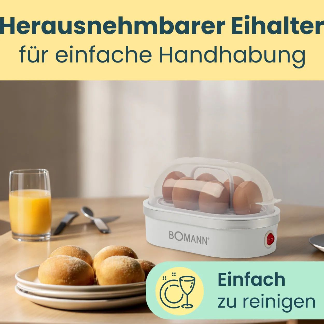 Eierkocher EGG weiß