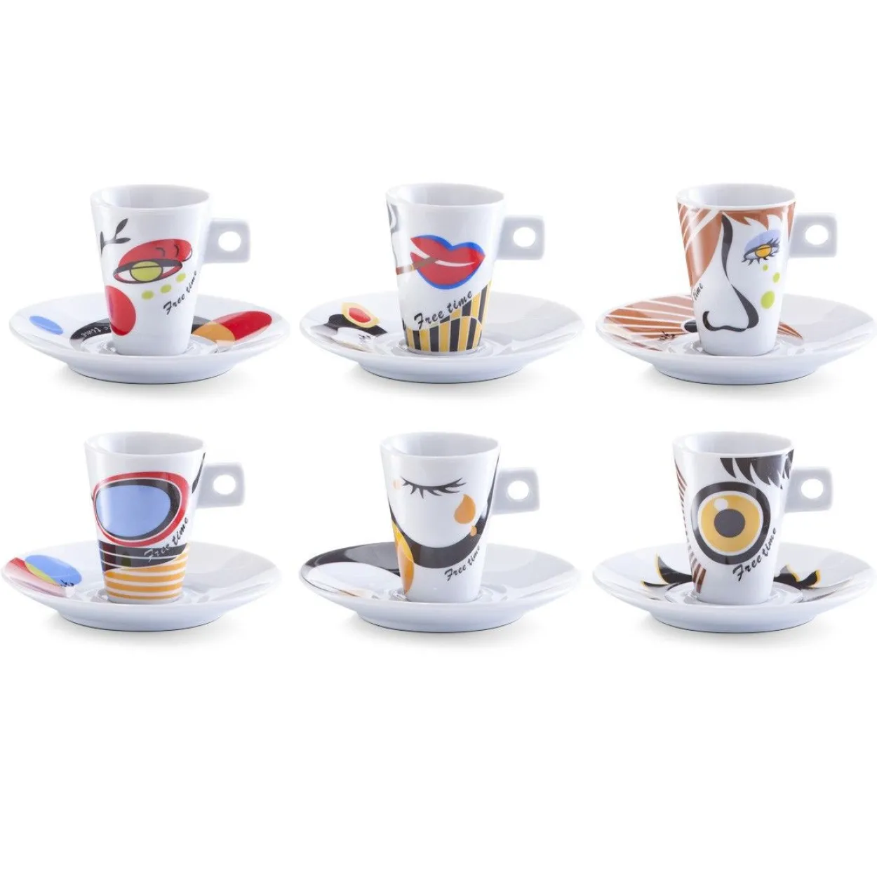 Espresso-Set 12-tlg. Faces