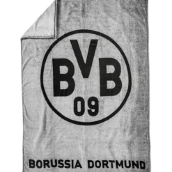 Fleecedecke BVB grau