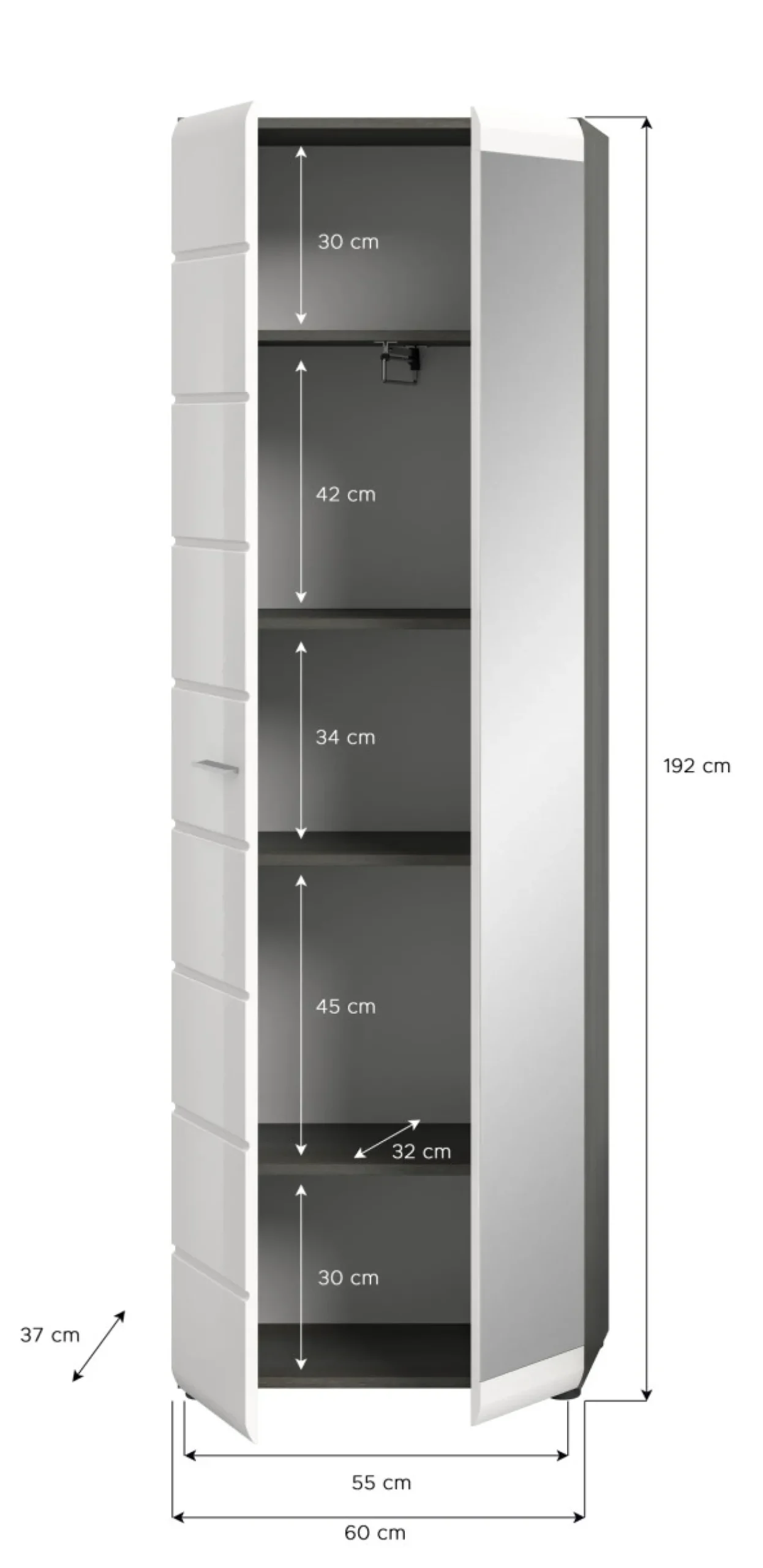 Garderobenschrank SALSA